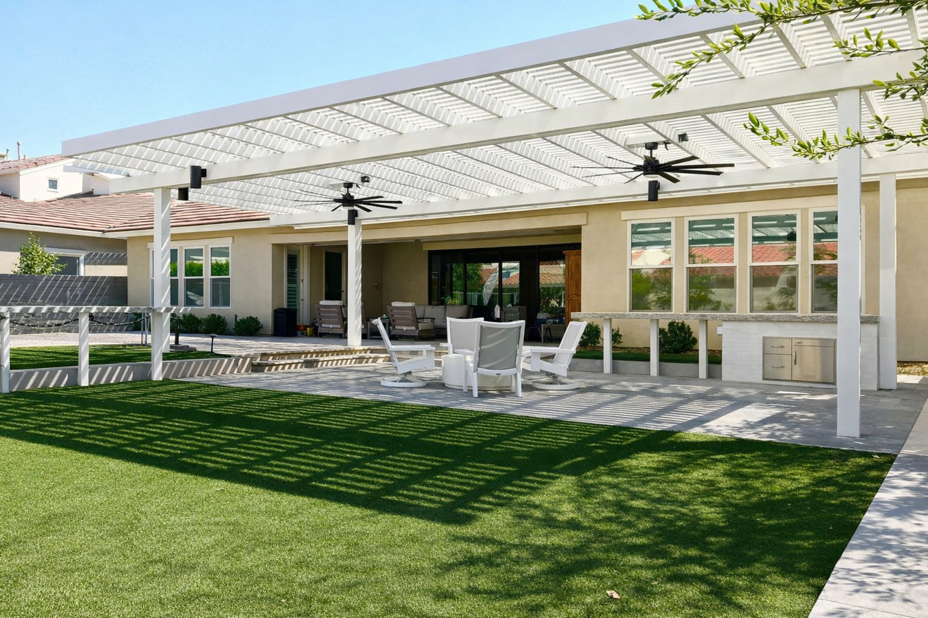 Patio cover installation in Burbank, CA